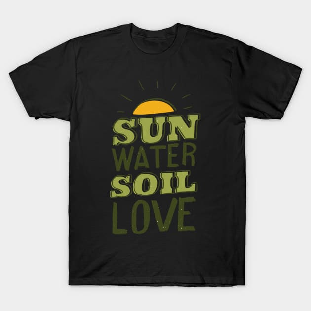 Sun, Summer, Love T-Shirt by LR_Collections